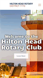 Mobile Screenshot of hiltonheadrotary.org